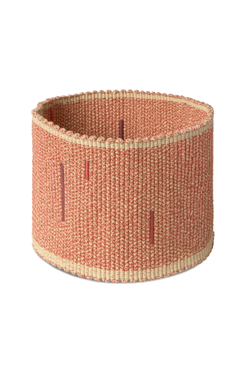 Lorena Canals Vertical Korb Ø35x25 cm Terracotta Baumwolle