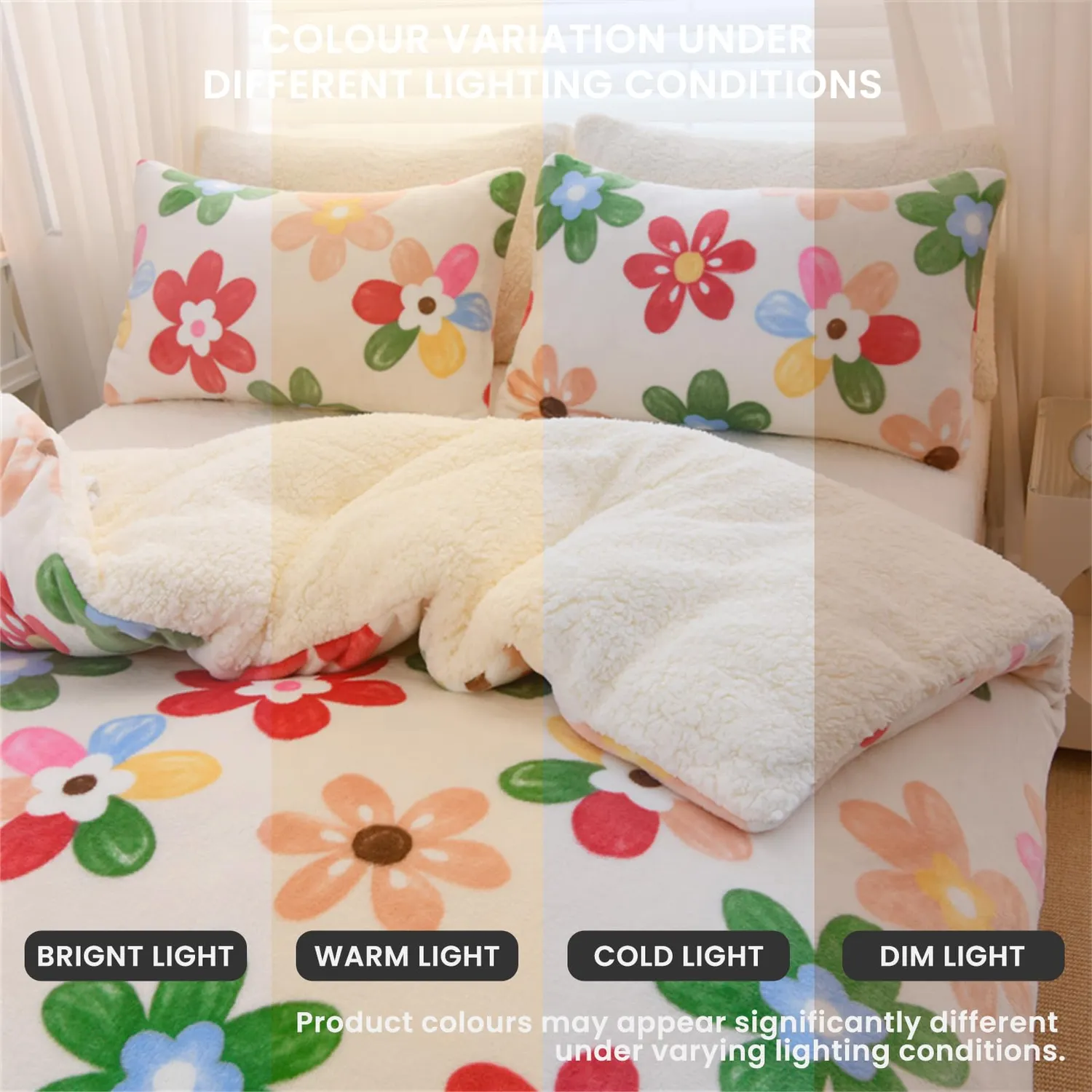 HonunGron Sherpa Bettdecke Winter B 150x200cm 3kg warm