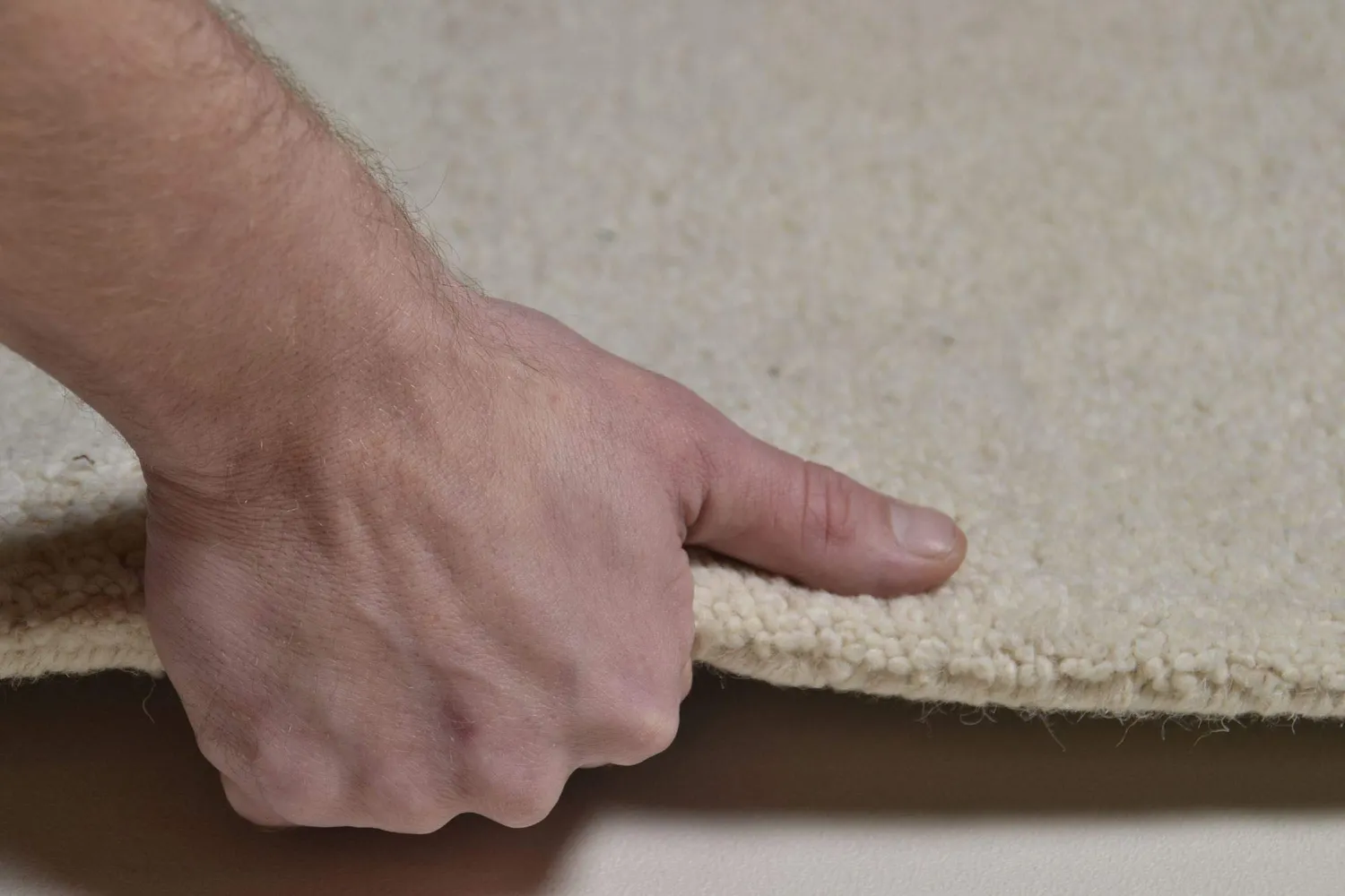 THEKO Royal Berber Wollteppich 90x160 Melange Muster