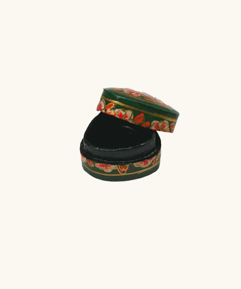 Doing Goods Paper Mache Box Small Green 3 Dose