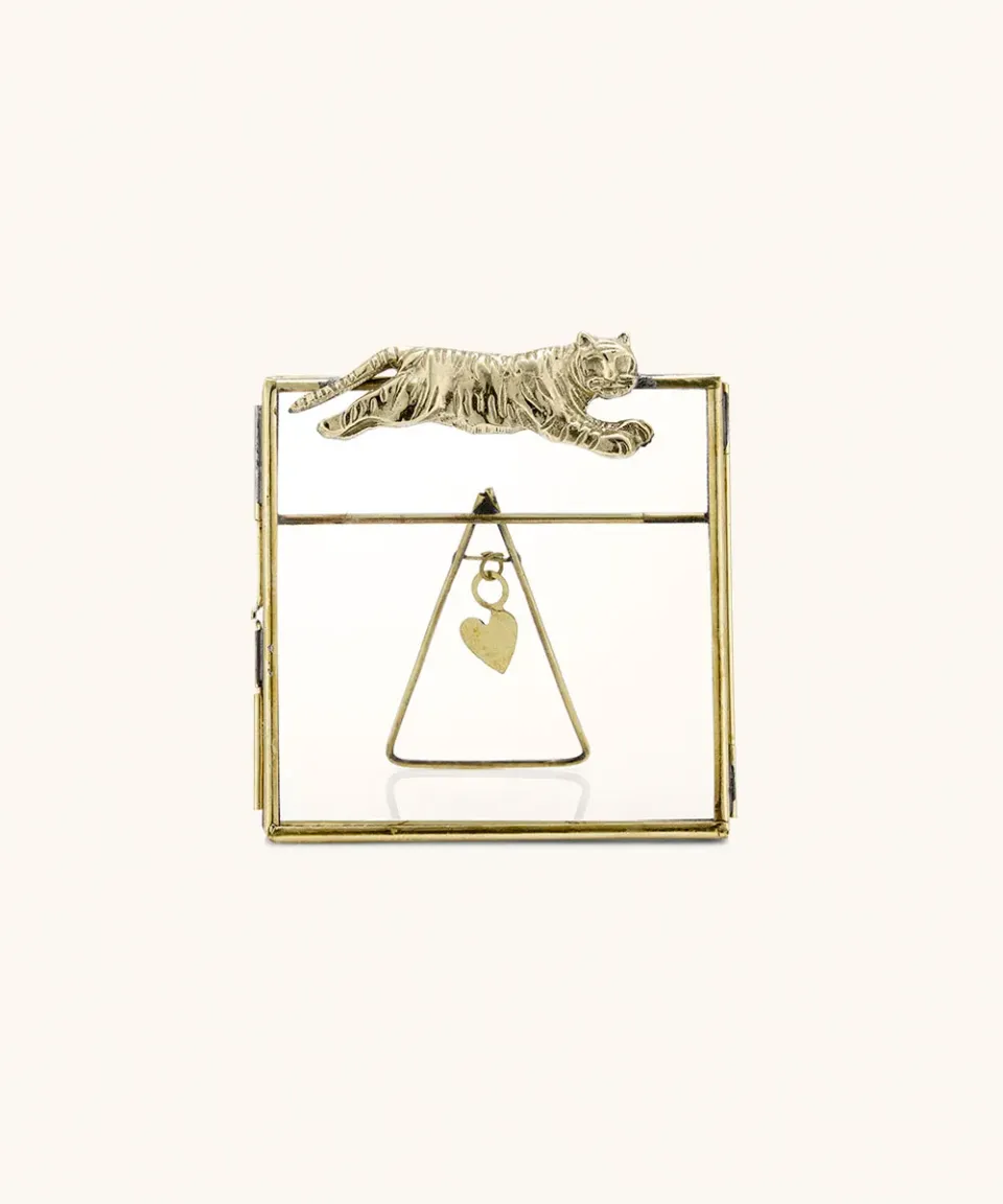 Doing Goods Tyler Tigre Polaroidrahmen Tiger Messing