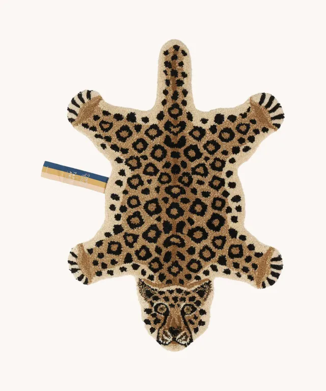 Doing Goods Loony Leopard Teppich Small Wolle