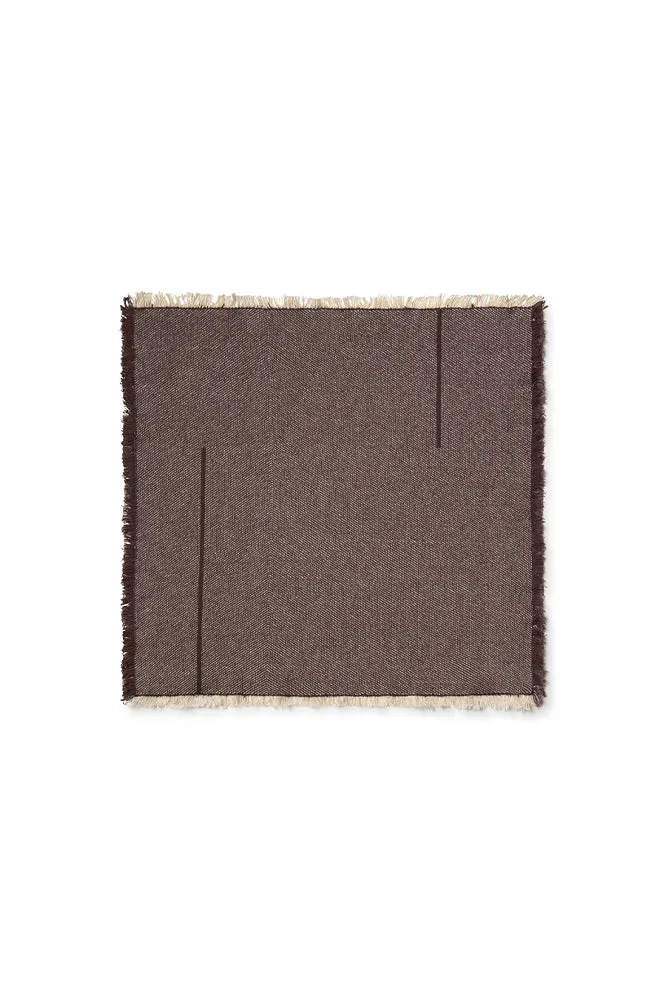 Lorena Canals Vertical Servietten 4er 45x45 cm braun