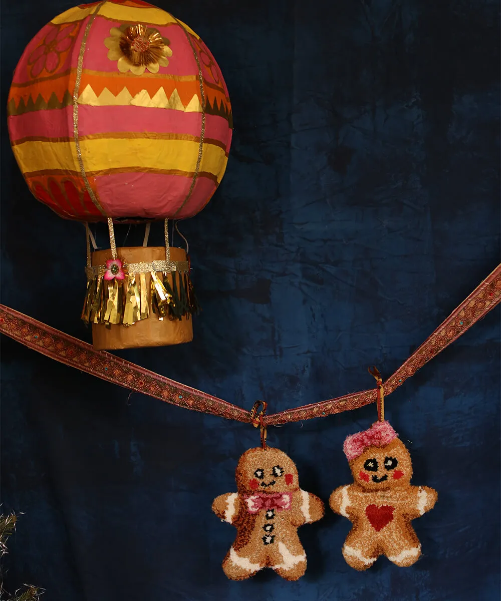 Doing Goods Mrs Ginger Bread Weihnachtsanhänger Wolle 25 cm