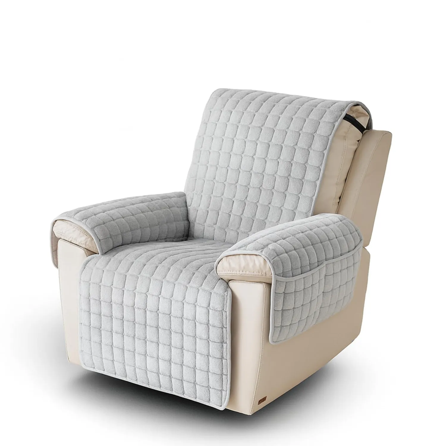 HonunGron Relaxsessel Bezug Beige 1-Sitz 53x190 Plsch