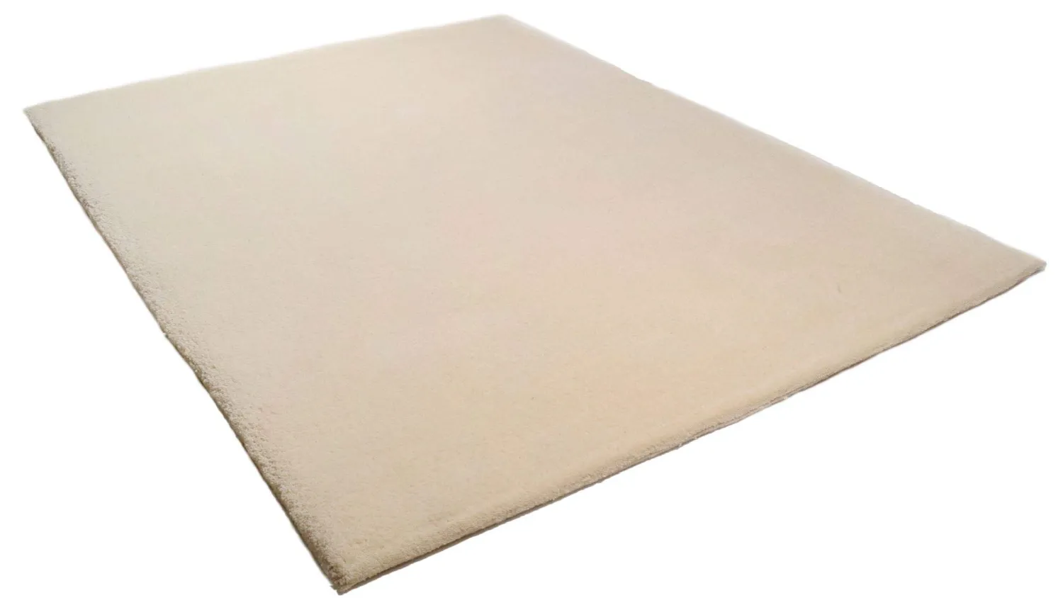 THEKO Imaba Super Teppich 40x60 Weiß Schurwolle