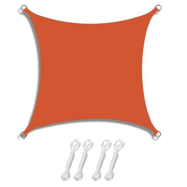 HonunGron Sonnensegel 2x5 m Orange Wasserdicht