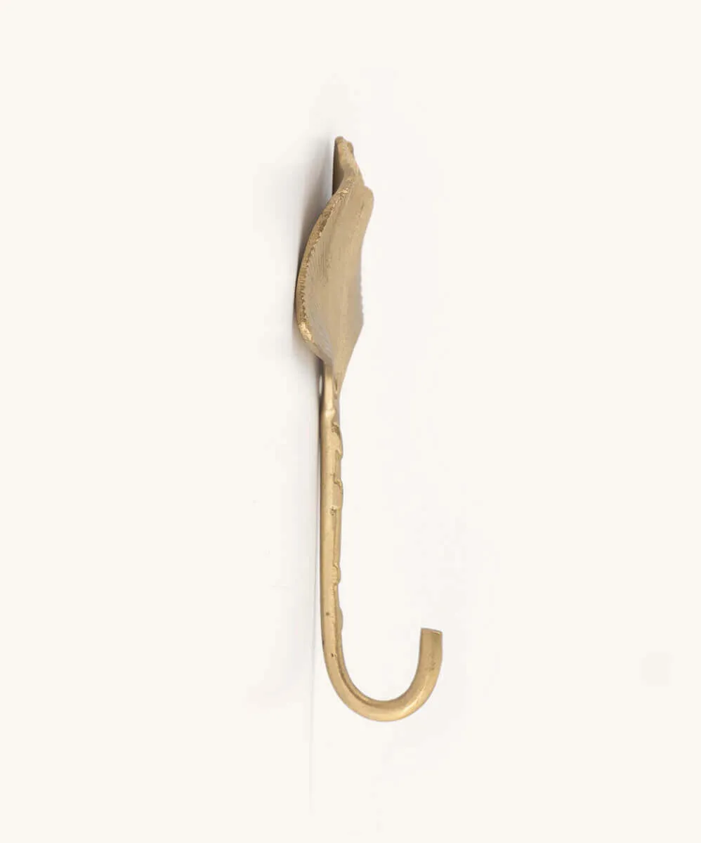 Doing Goods Flora Ginko Wandhaken Messing