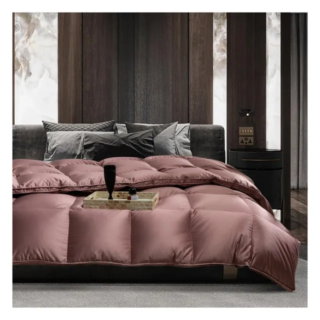 HonunGron Ungarische Daunendecke Rosa 220x240cm 1500g