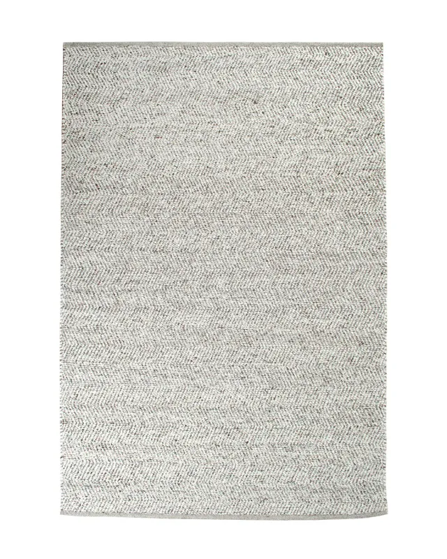 HC Interior Rugs Dover 1732-203 Teppich Weiß-Stein 200x290 Wolle