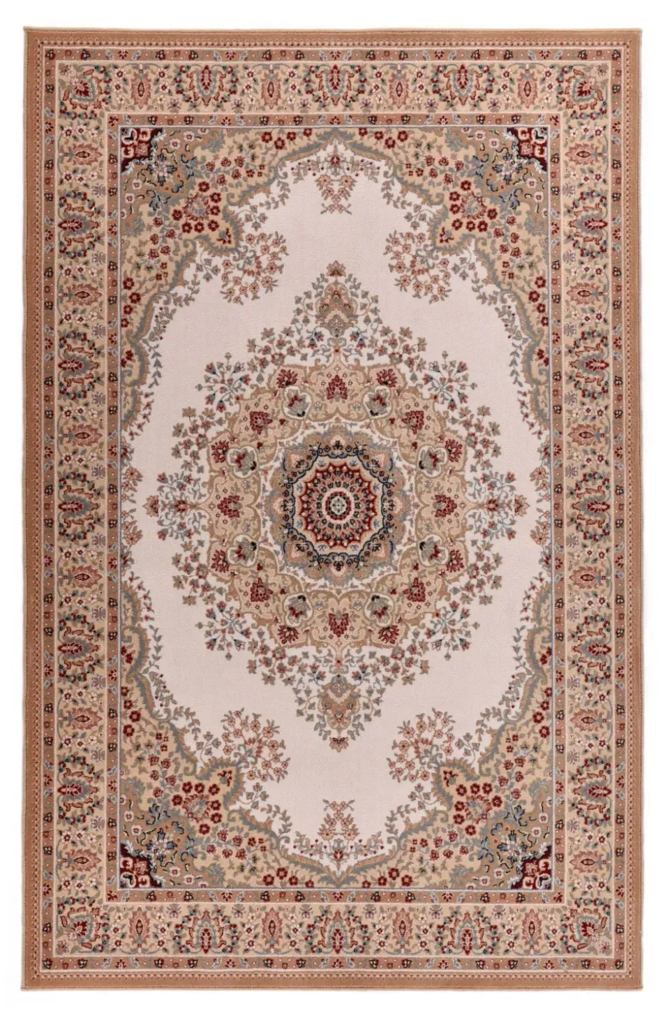 THEKO Dolna Teppich Beige 50x80 Schurwolle