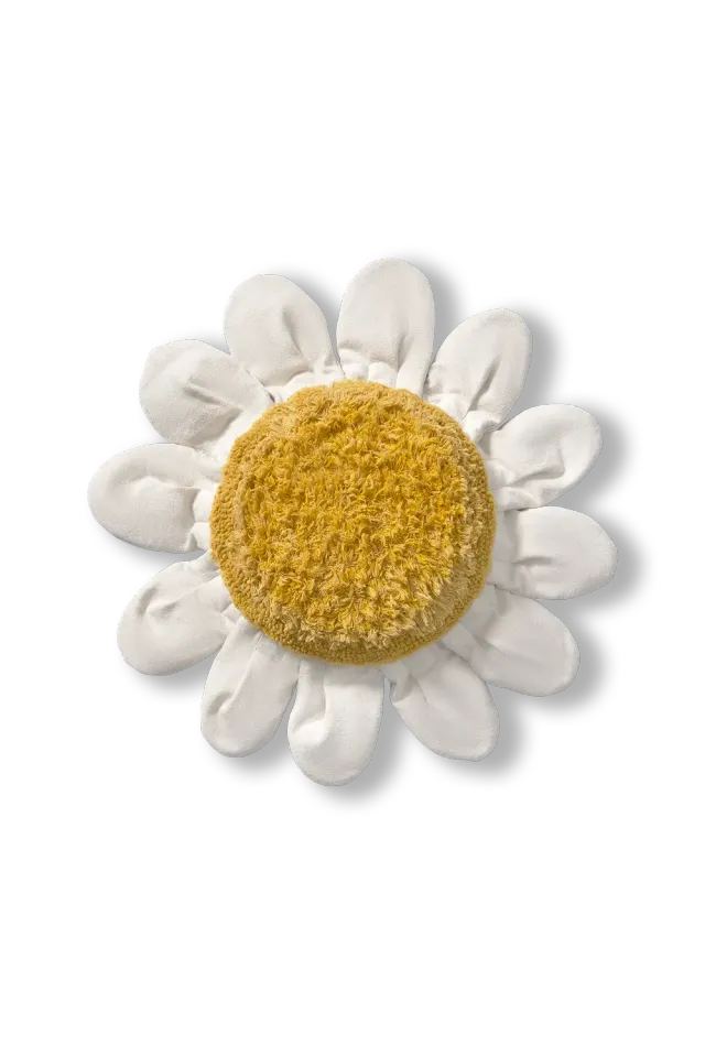 Lorena Canals White Daisy Bodenkissen 80 cm Blume