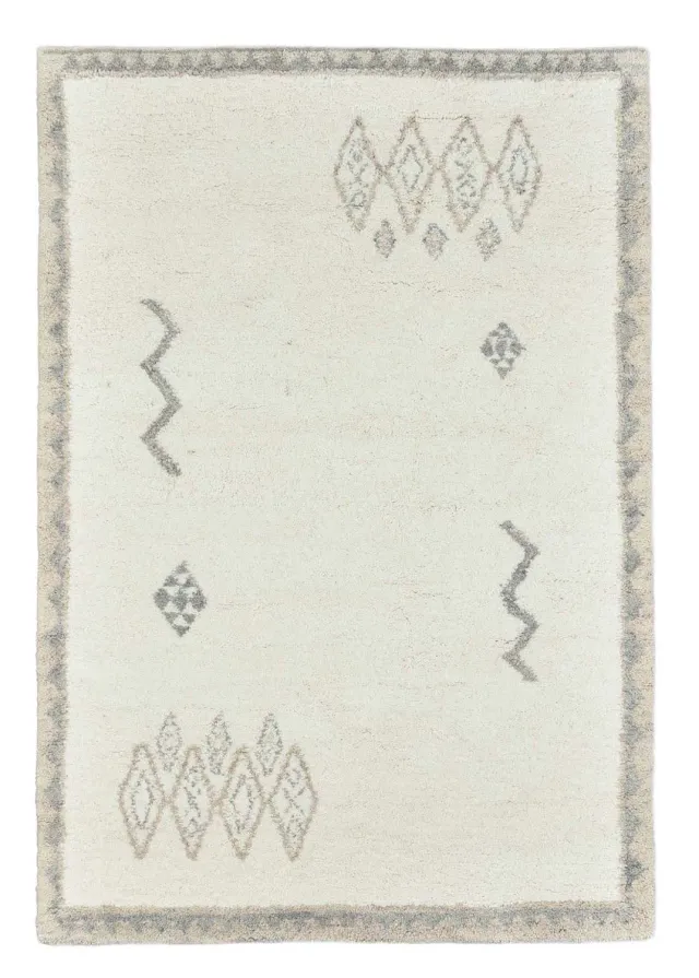 THEKO Hadj Berberteppich 90x160 Jaspe Schurwolle handgeknüpft