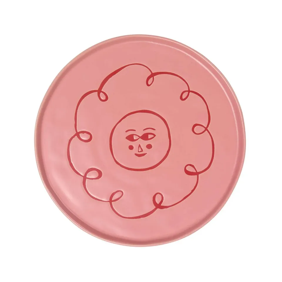 Donna Wilson Flower Plate Teller Steinzeug 21cm