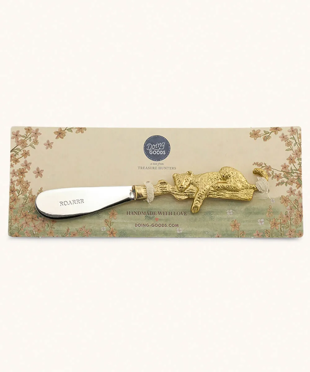 Doing Goods Jenna Leopard Buttermesser handgemacht