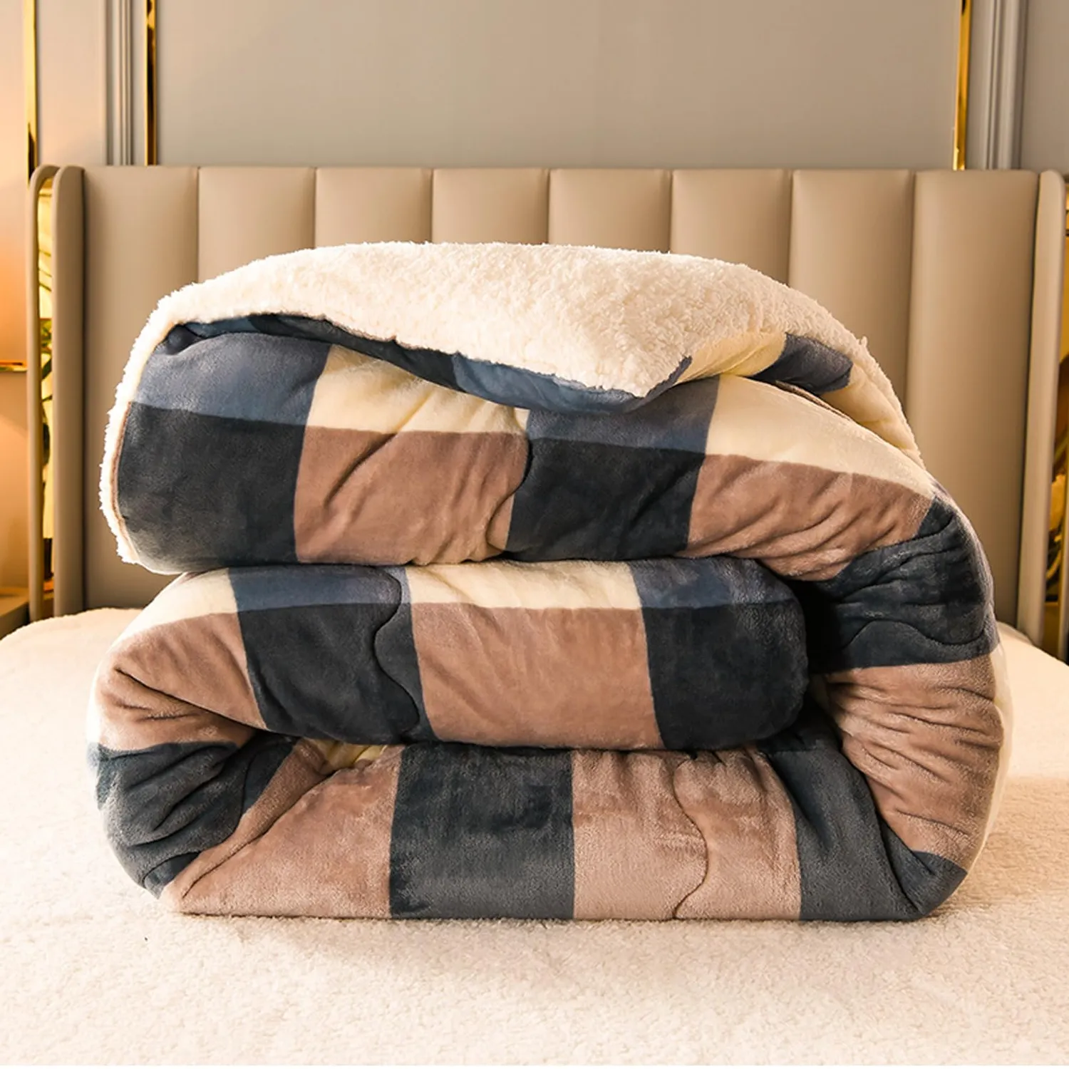 HonunGron Bettdecke Winter 150x200cm 2,5kg Plaid extra warm
