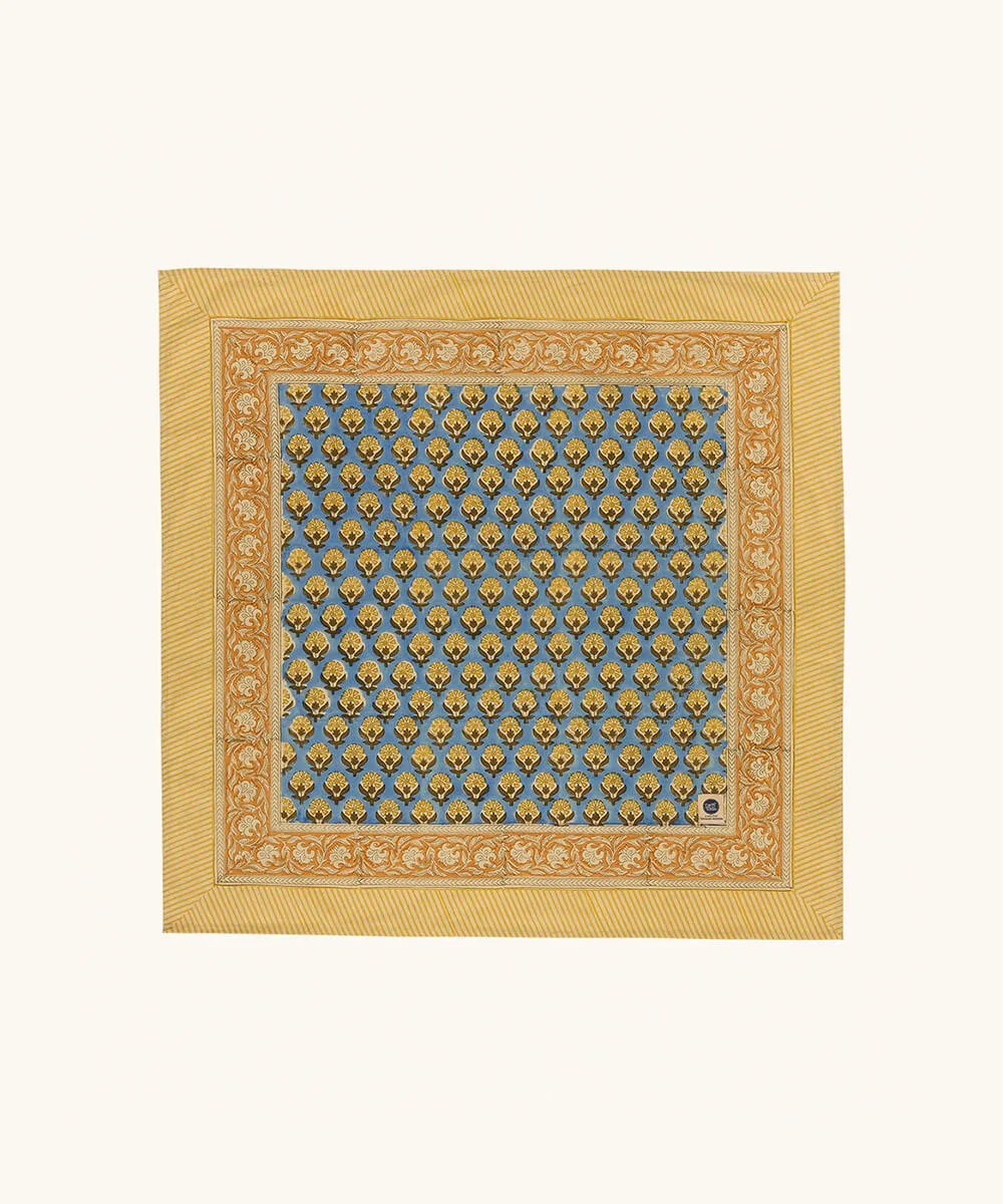 Doing Goods Emma Mini Plaid Balkon Blau Blockprint