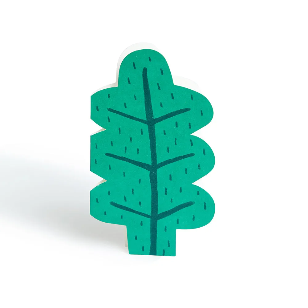 Donna Wilson Leaf Klappkarte 15x9 Recyclingkarton