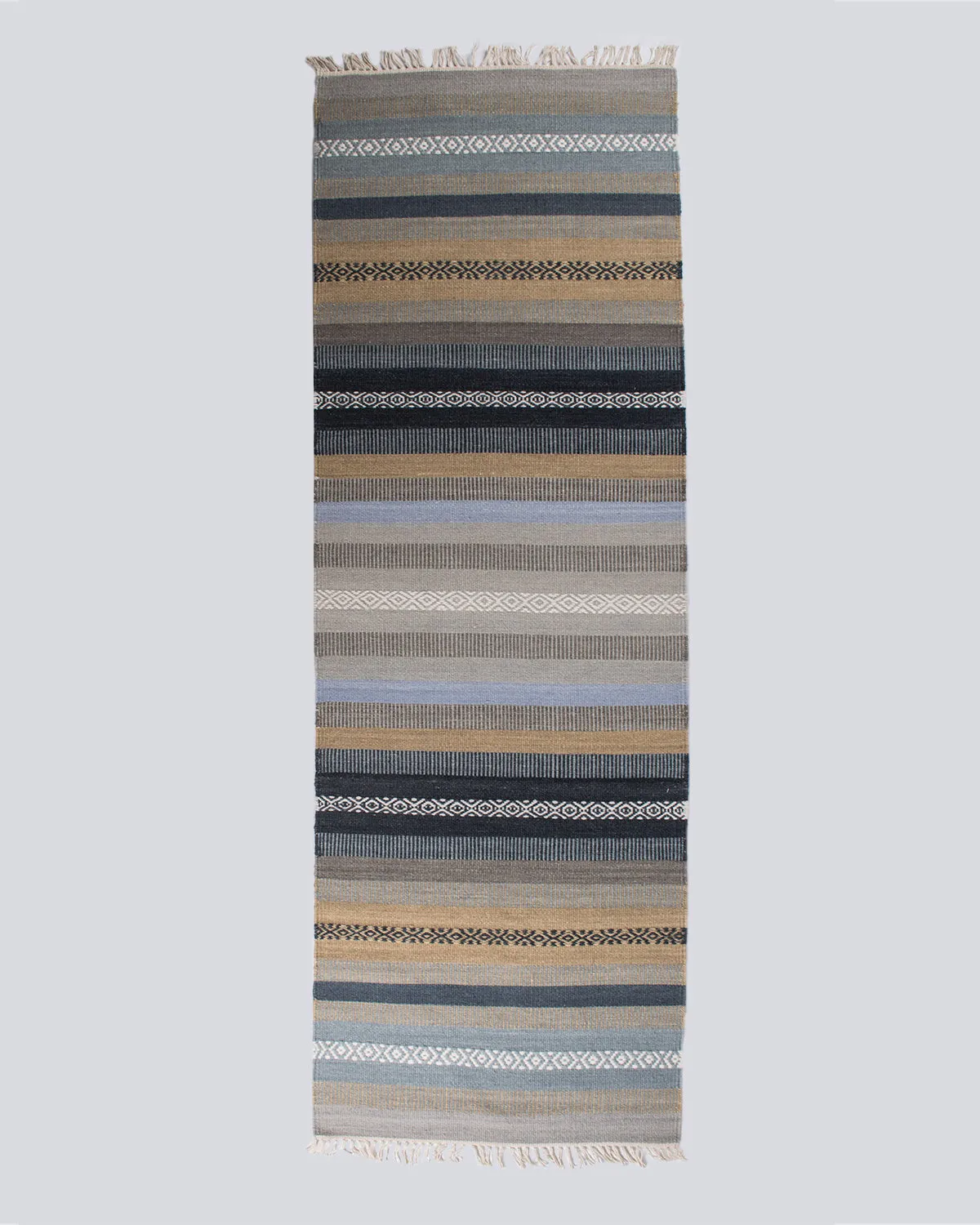 HC Interior Rugs Denver 6900-090 Teppich Blue Sand handgewebt