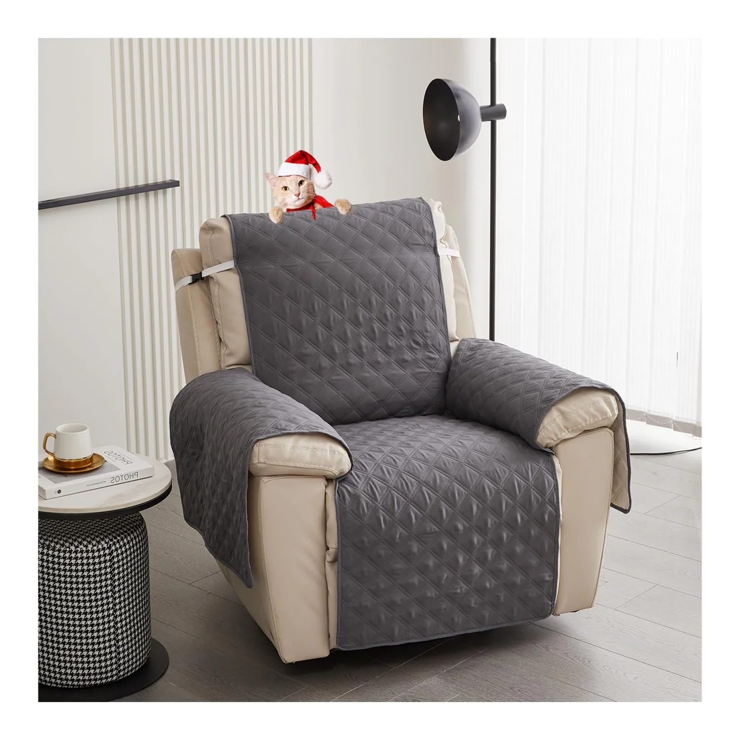 HonunGron Sesselbezug Liegestuhl-Schonbezug Khaki 55x200 wasserdicht