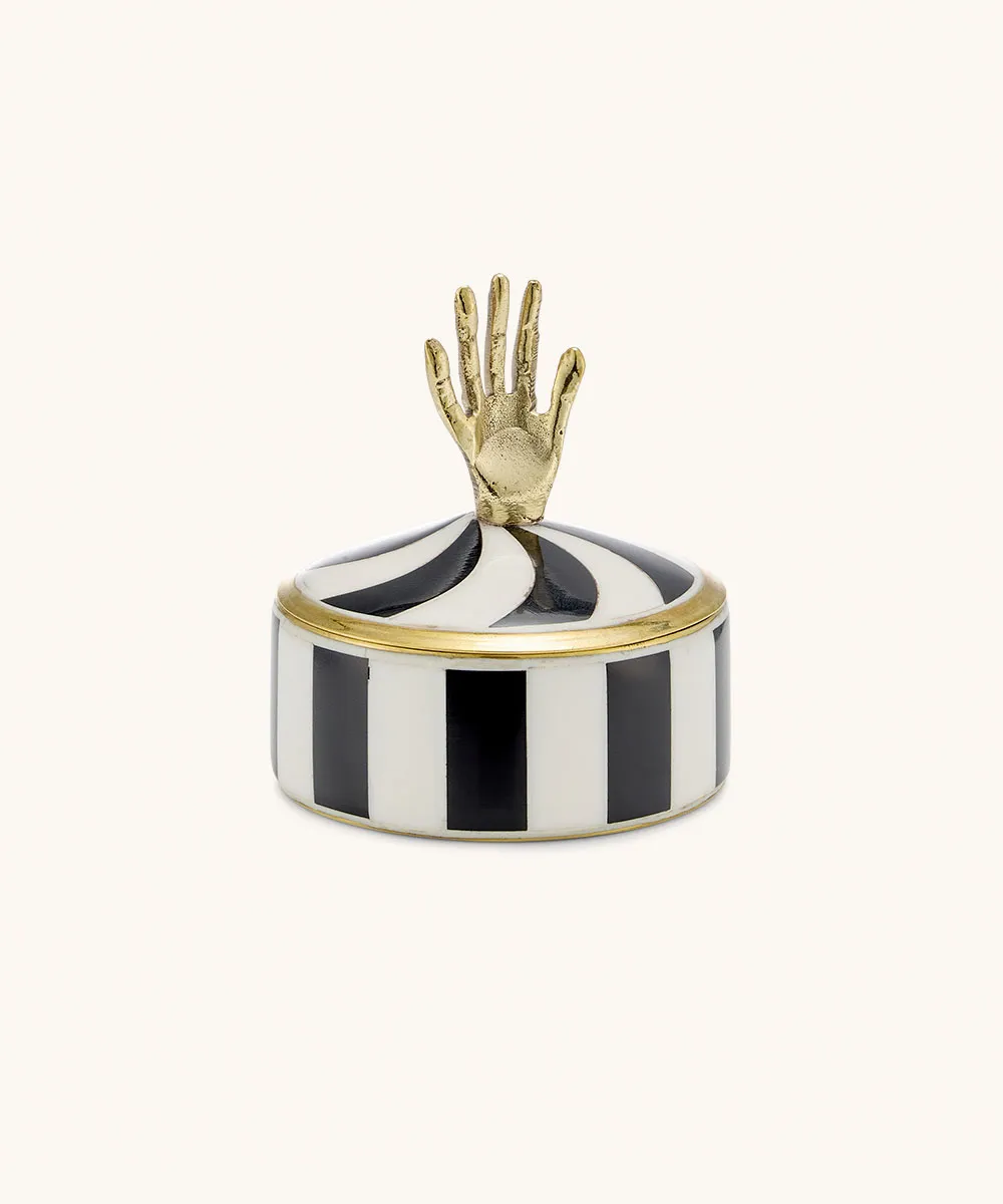 Doing Goods Circus Jana Hand Dose Schwarz Medium Messing