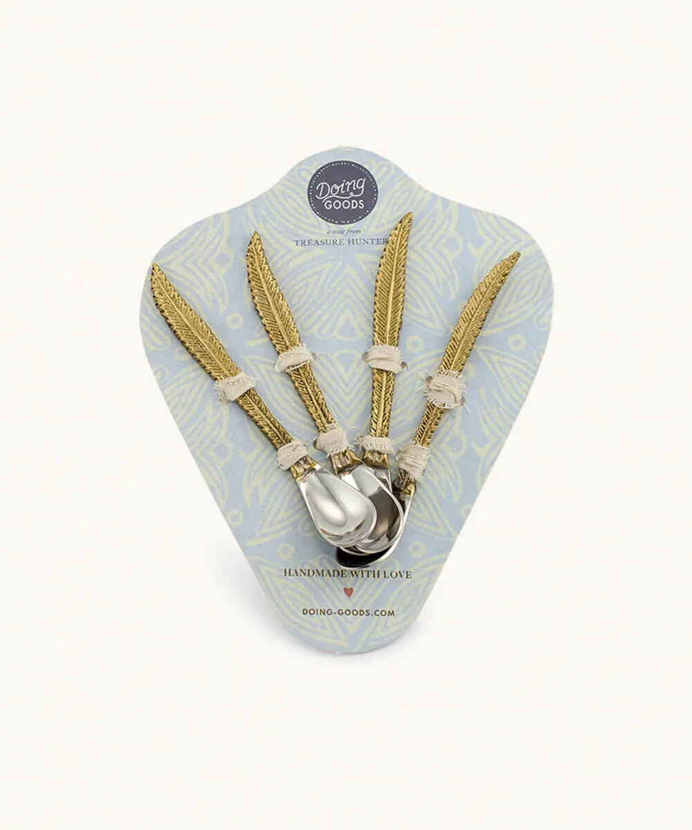 Doing Goods Stella Feather Kaffeelöffel Set handgemacht