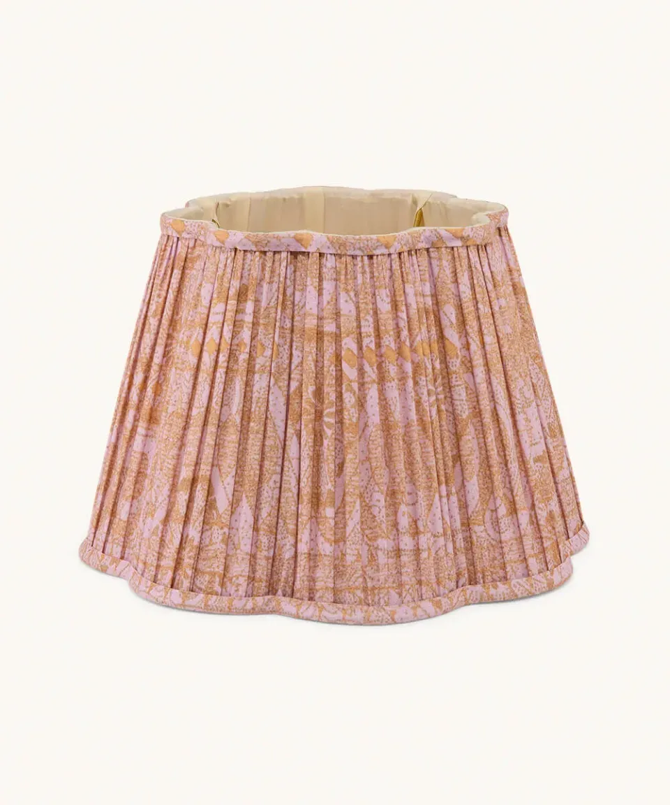 Doing Goods Diya Aliya Lilas Lampenschirm Ø 30 cm Baumwolle