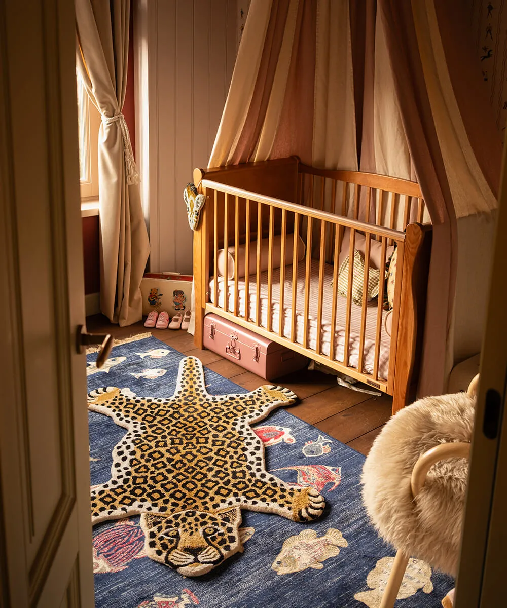 Doing Goods Loony Leopard Teppich Large Wolle