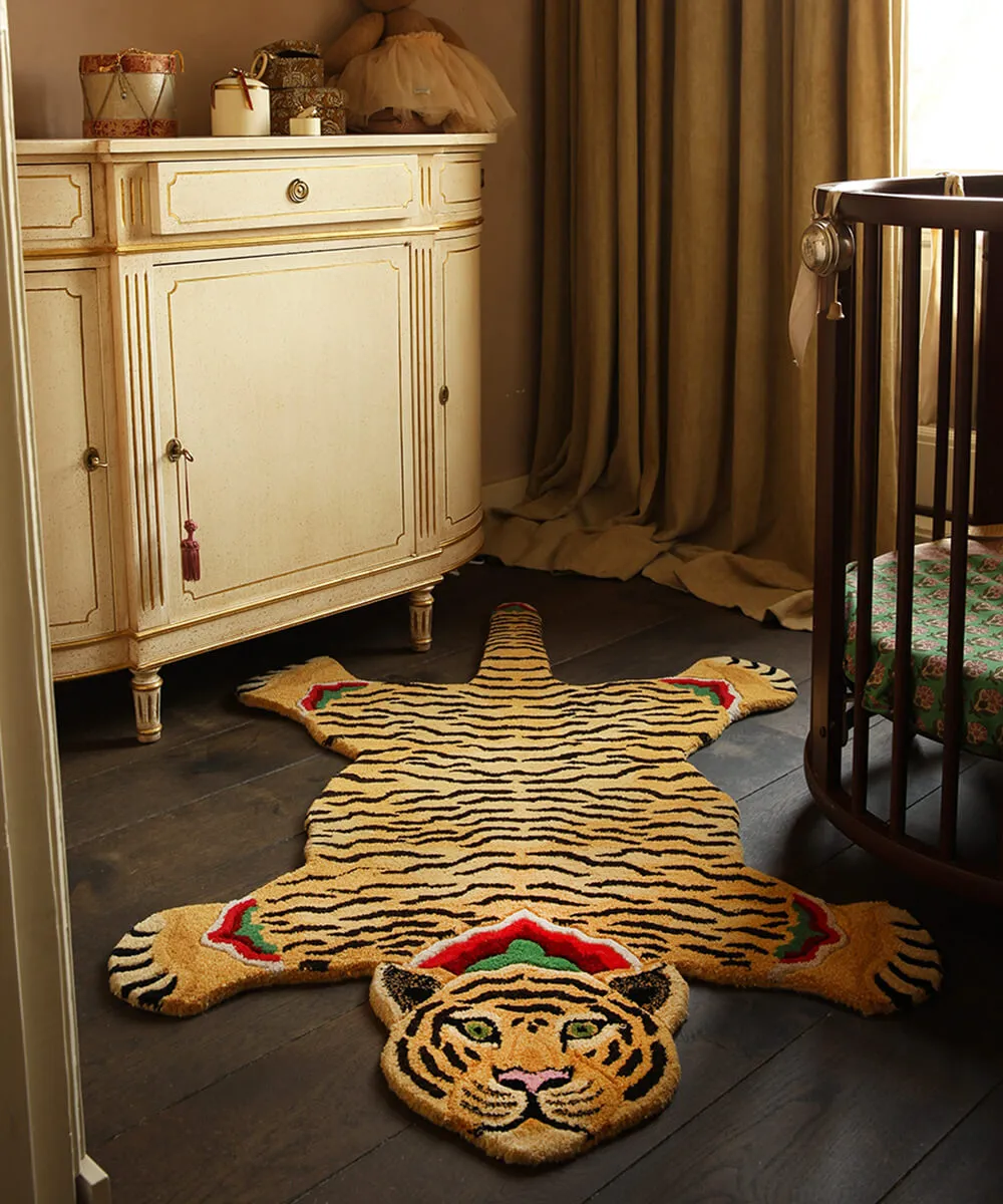 Doing Goods Babul Bombay Tiger Teppich Large Wolle