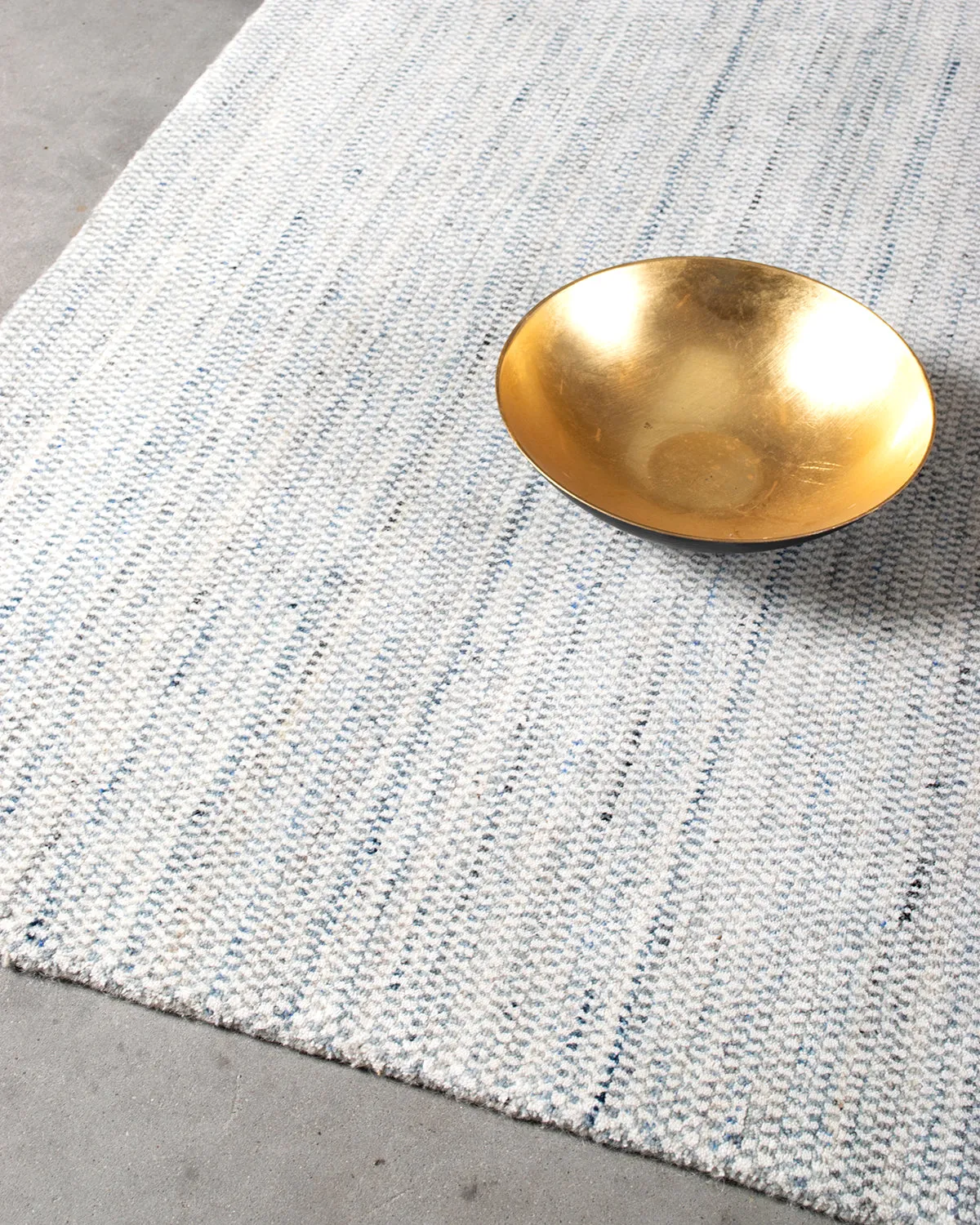 HC Interior Helsinki 1560-069 Teppich Ivory Blue Wolle