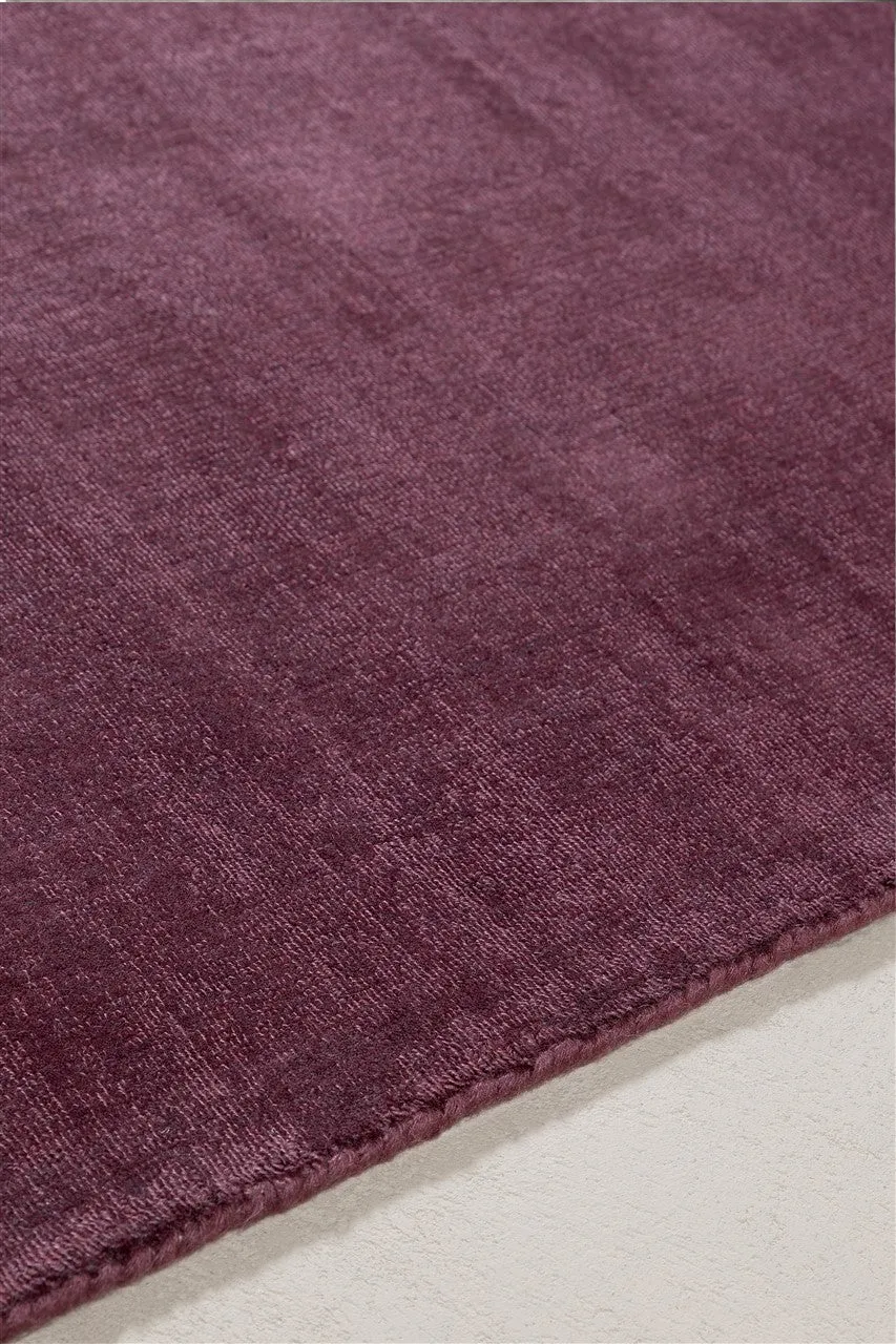 Amini Grace Mustard Teppich 200x300 Wolle Seide meliert