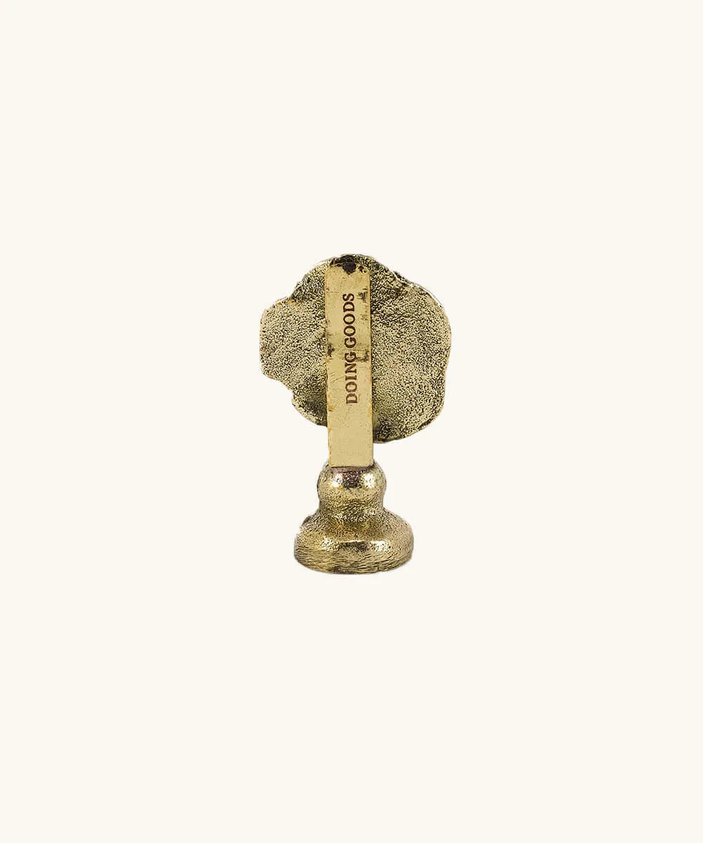 Doing Goods Valery Kartenhalter Violett Gold 5cm