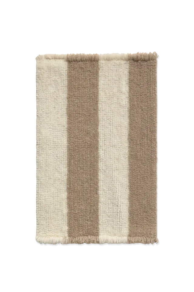 Lorena Canals Cabana Lines Swatch Teppichmuster Wolle Moonlight