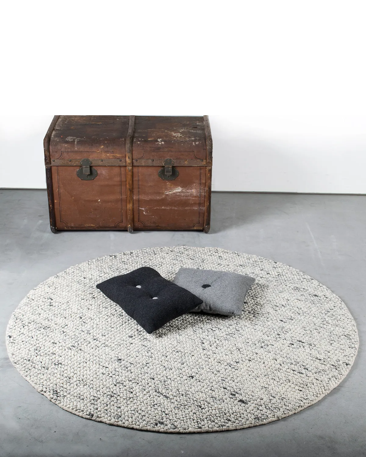 HC Interior Rugs Dublin 7200-065 Teppich Light grey Wolle