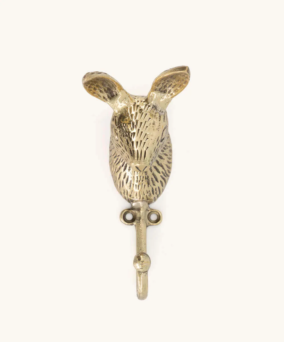 Doing Goods Harri Hare Wandhaken Messing