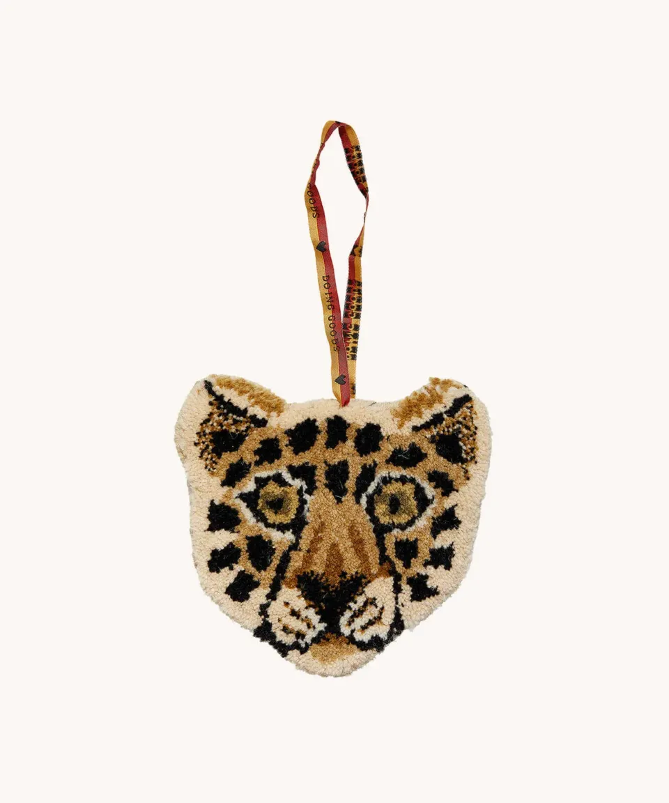 Doing Goods Tapis Amis Loony Leopard Wandbehang Wolle