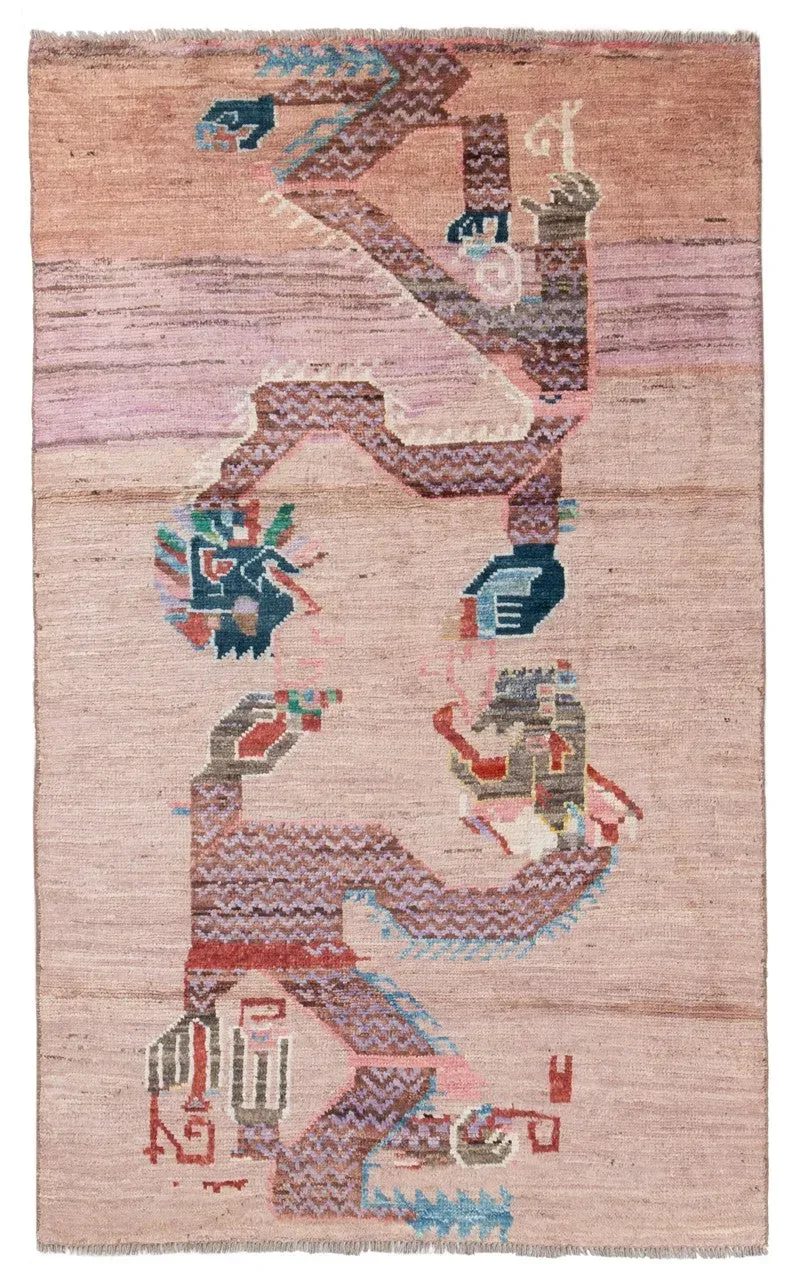 Amini Taimany 8273557 Teppich 188x113cm handgekünüpft