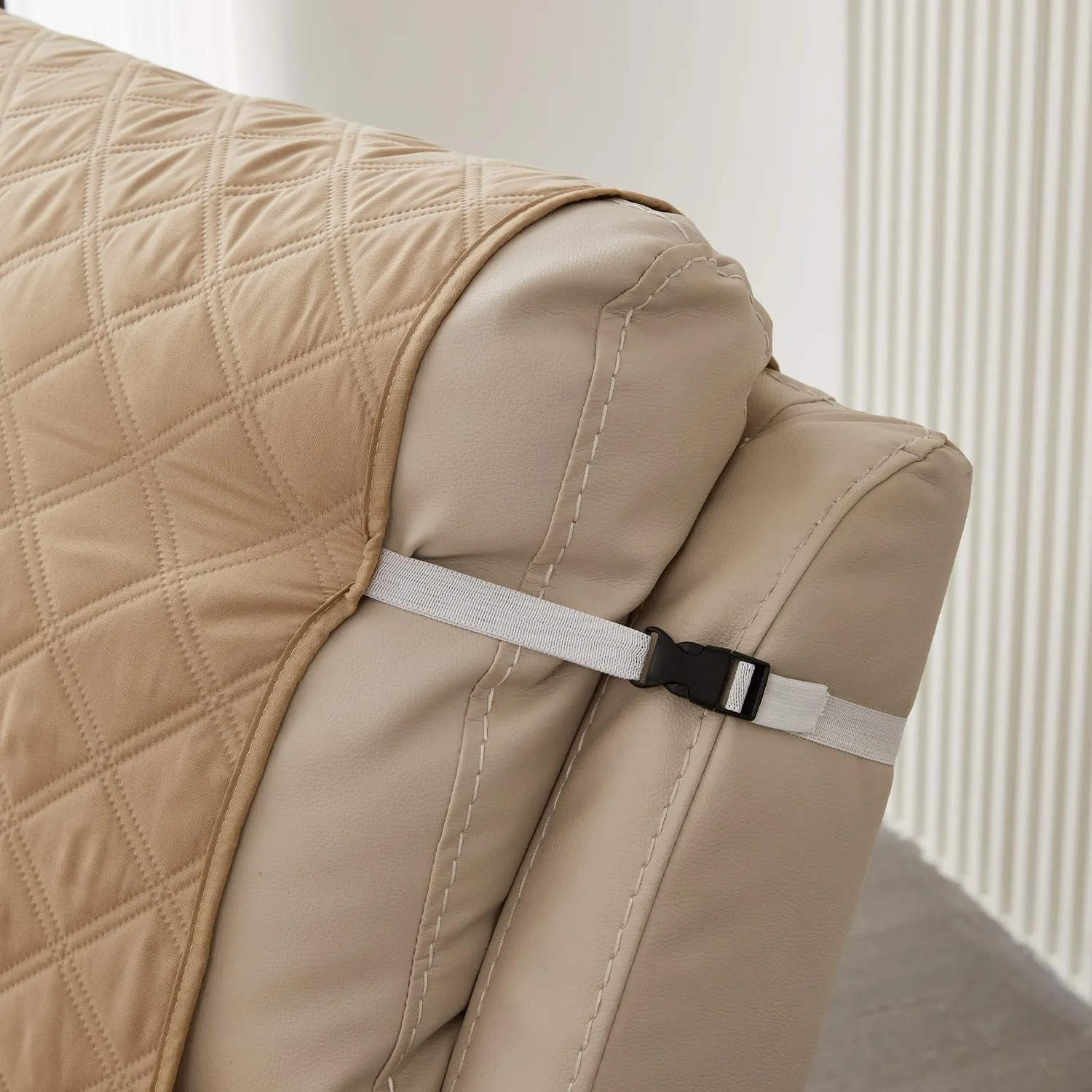 HonunGron Sesselbezug Liegestuhl-Schonbezug Khaki 55x200 wasserdicht