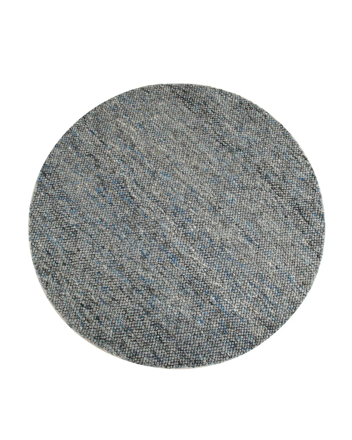 HC Interior Rugs Oxford 2200-030 Teppich Graublau Wolle