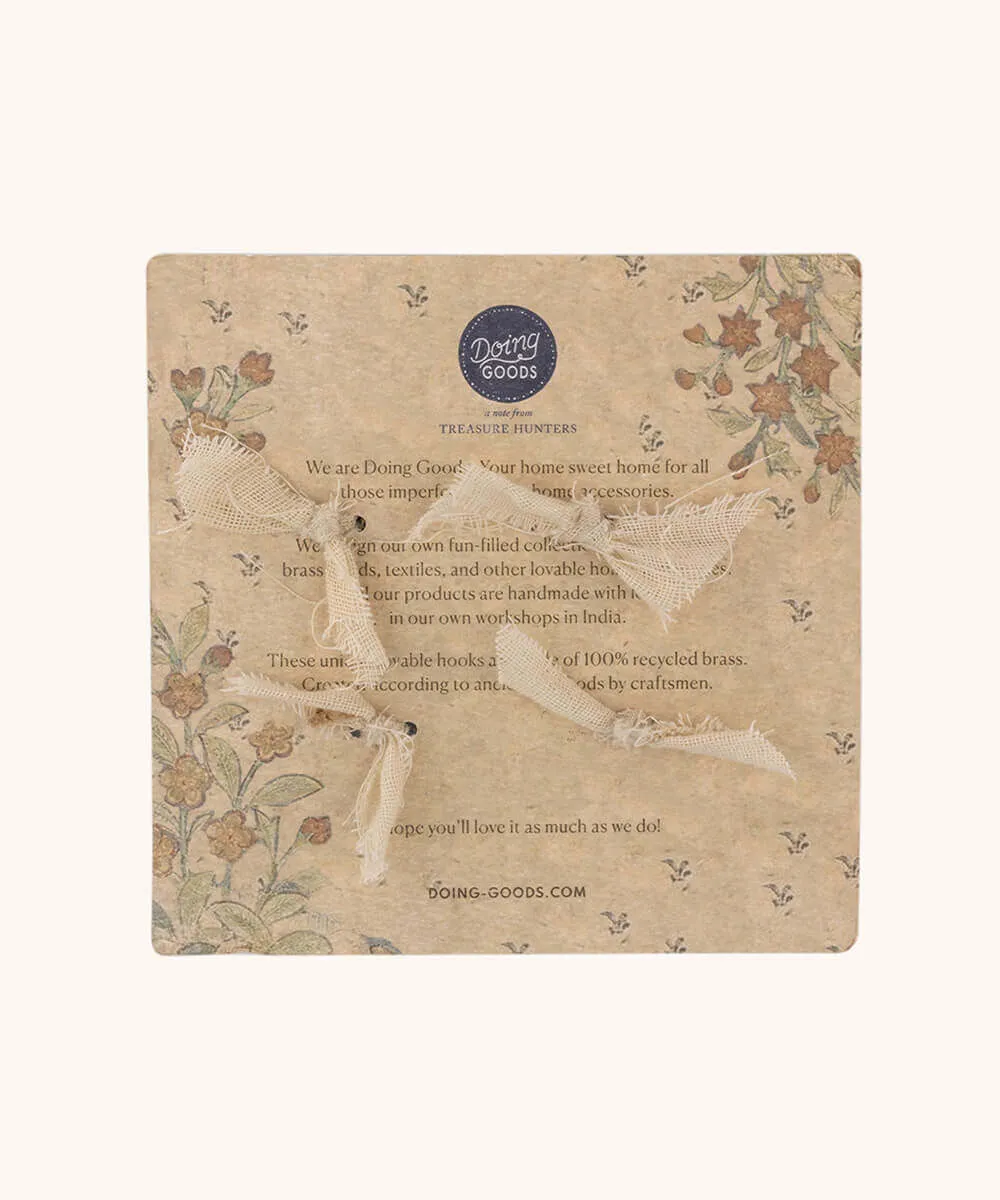 Doing Goods Marie Coral Wandhaken Set klein Koralle
