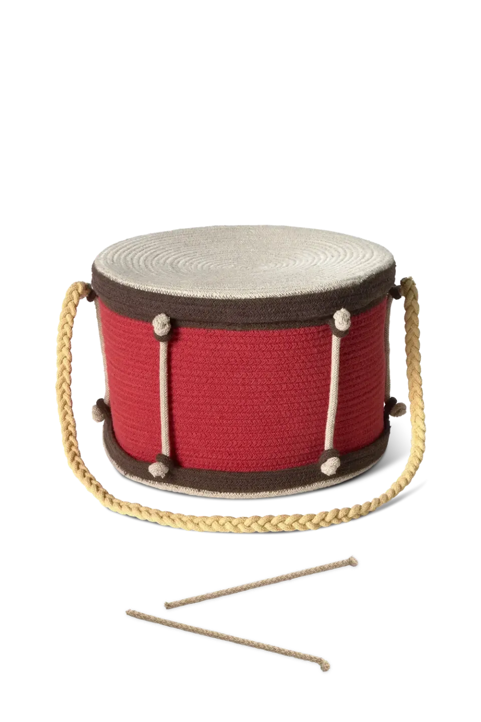 Lorena Canals Drum Korb 34x24 cm mit Deckel Baumwolle