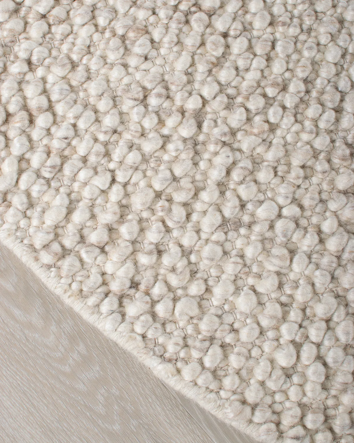 HC Interior Rugs Pebble 4550-055 Teppich Beige Wollteppich