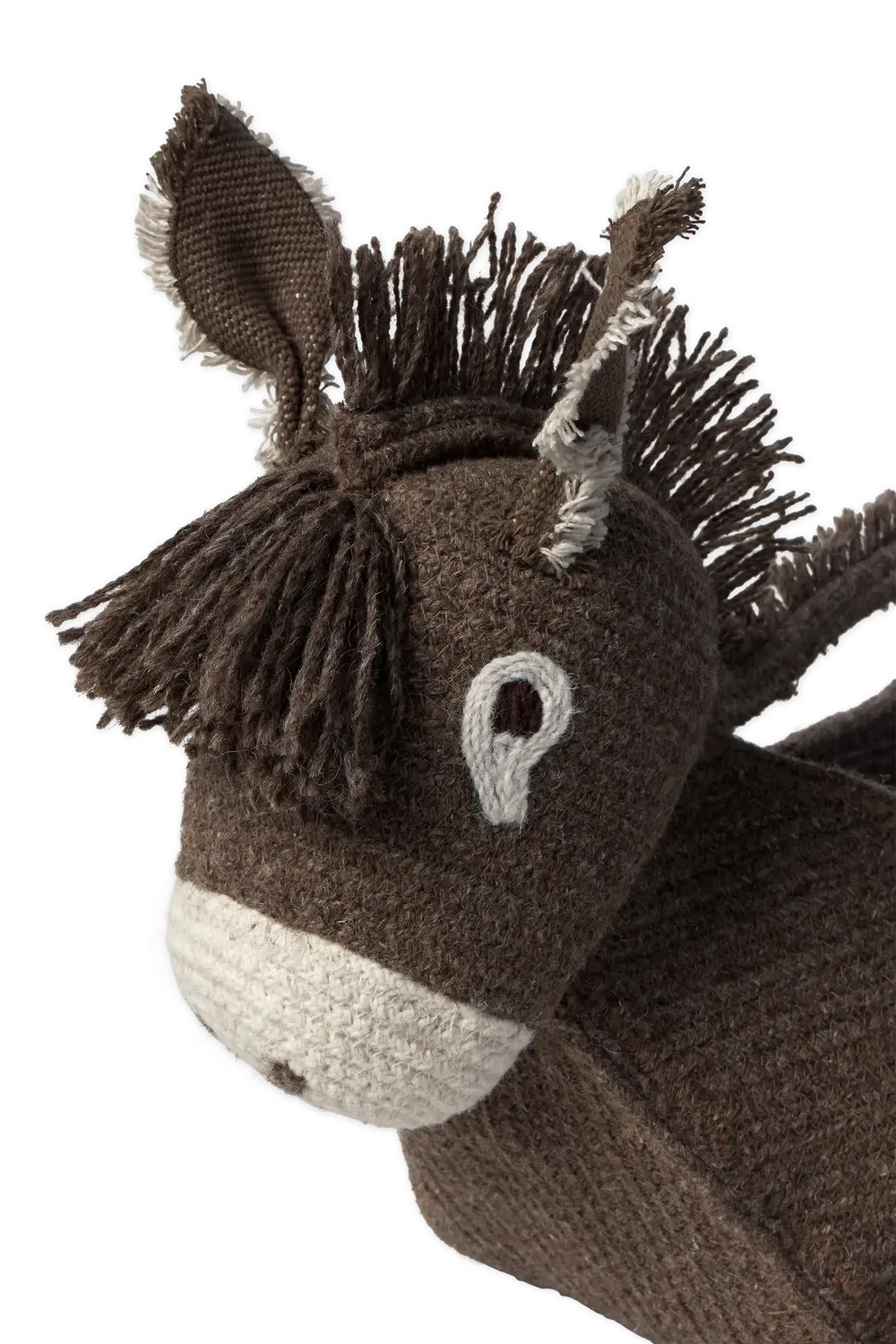 Lorena Canals Hector the Donkey Korb 57x25x30 cm Wolle