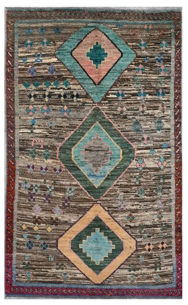Amini Taimany 8273550 Teppich 195x112 handgeknüpft