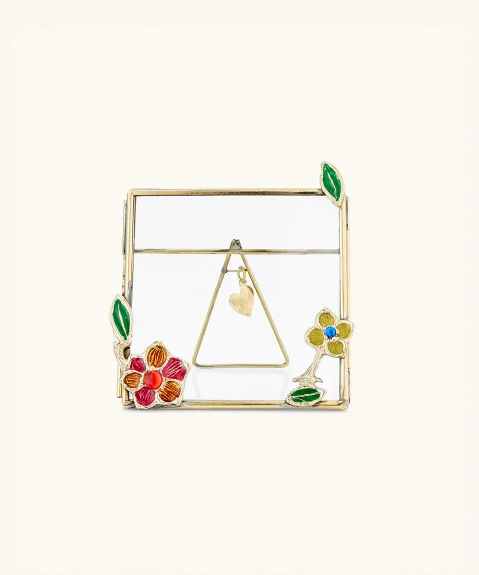 Doing Goods Cameron Polaroidrahmen Blumen 11x11 Glas