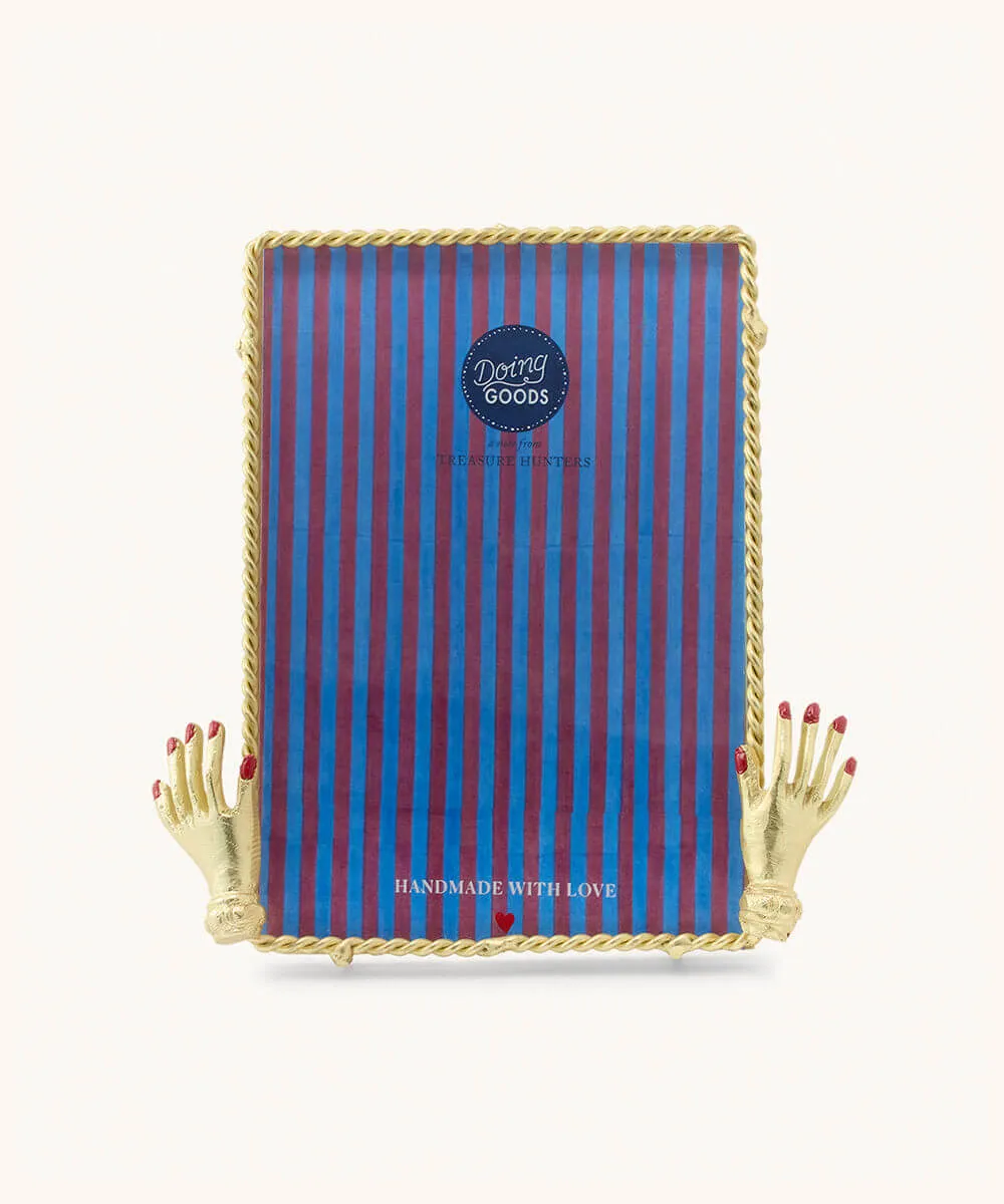 Doing Goods Bella Hand Large Bilderrahmen Messing