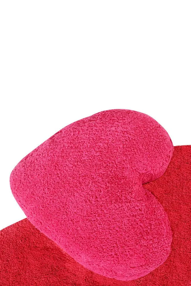 Lorena Canals Puffy Agatha Waschteppich 160x180 Rot
