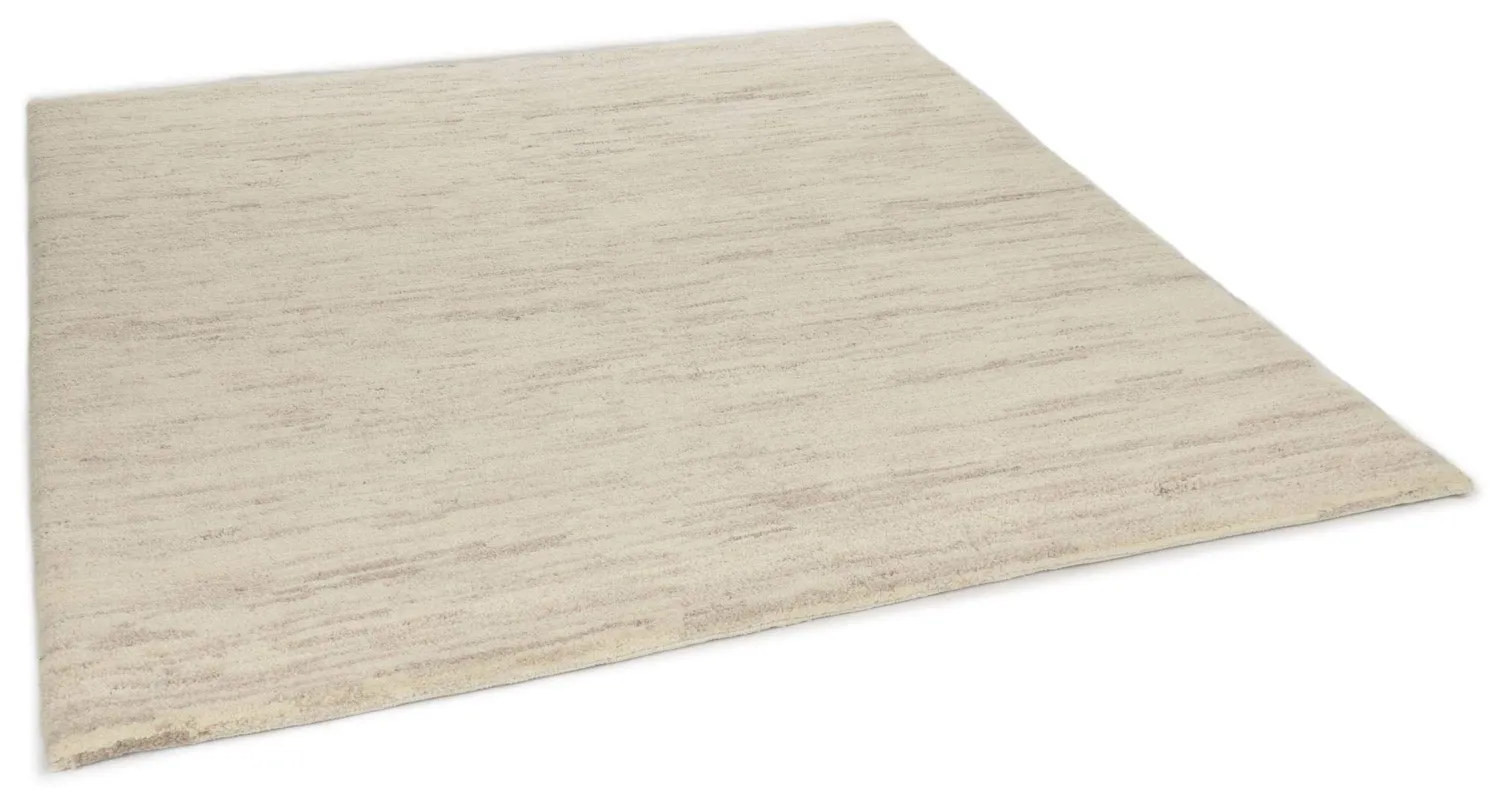 THEKO Taza Royal Berberteppich Jaspe 200x200 Schurwolle