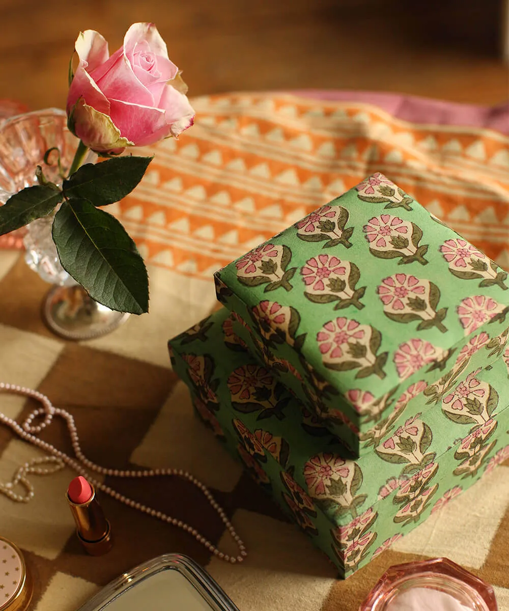 Doing Goods Emma Stoffboxen Set Baumwolle sechseckig