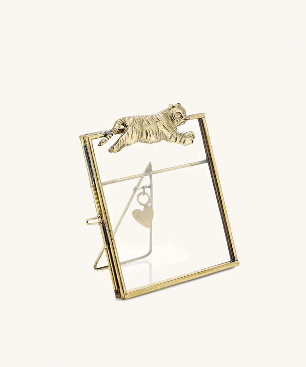 Doing Goods Tyler Tigre Polaroidrahmen Tiger Messing